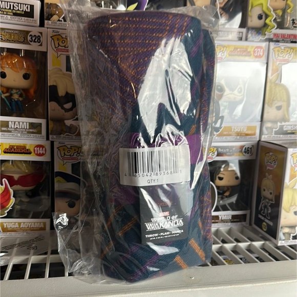 Marvel Black Panther Wakanda Forever Throw Blanket - Picture 5 of 6